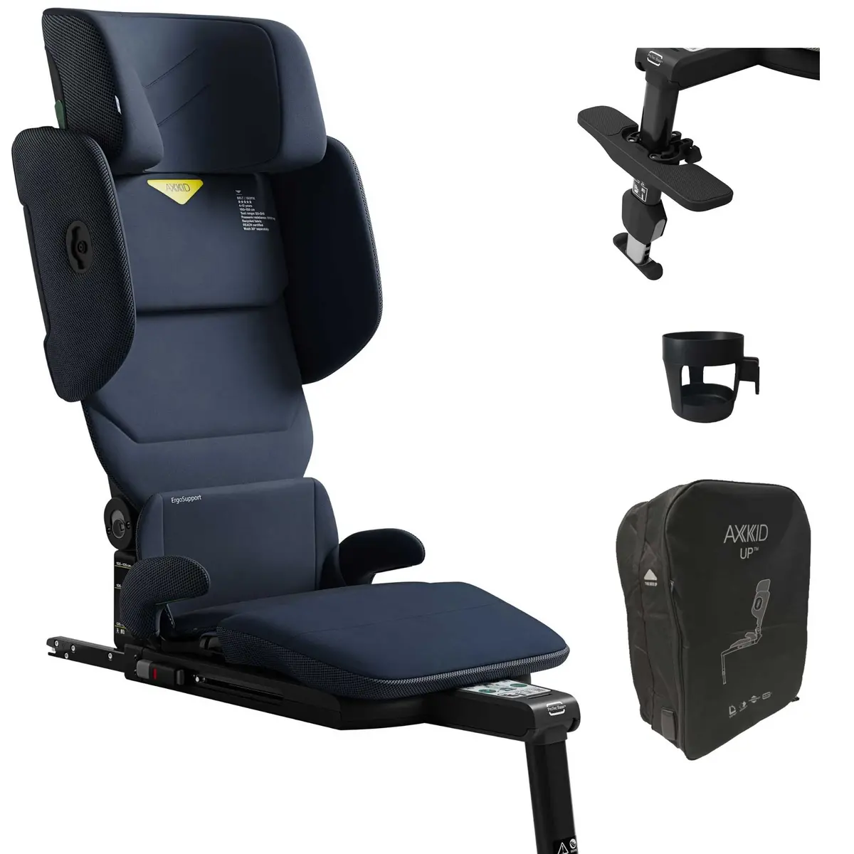 Axkid Up Highback Booster Seat - Lake Blue 2