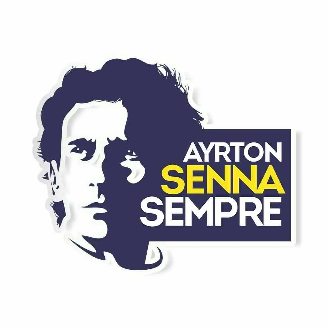 Ayrton Senna Sempre Sticker 1