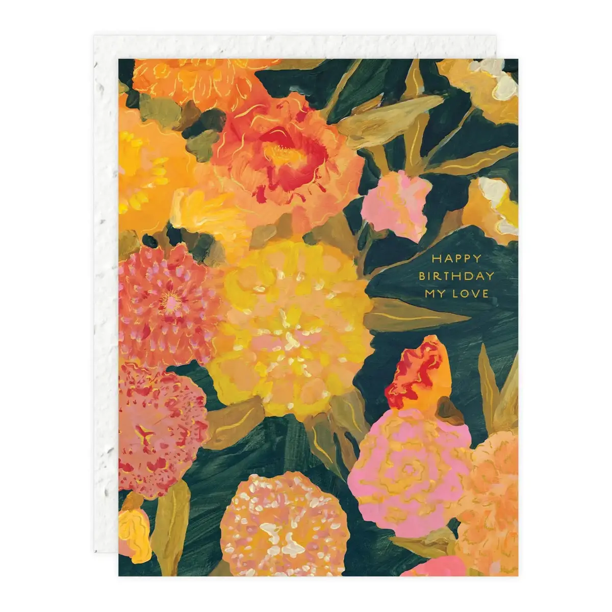 Marigolds Birthday Card 1