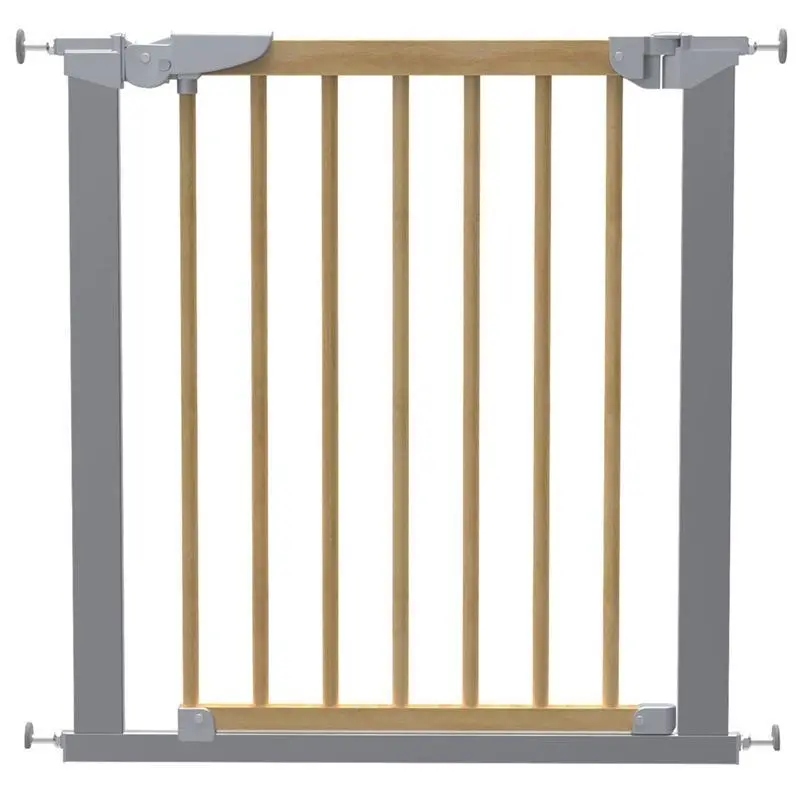 Babydan Avantgarde Safety Gate Silver Beech 1