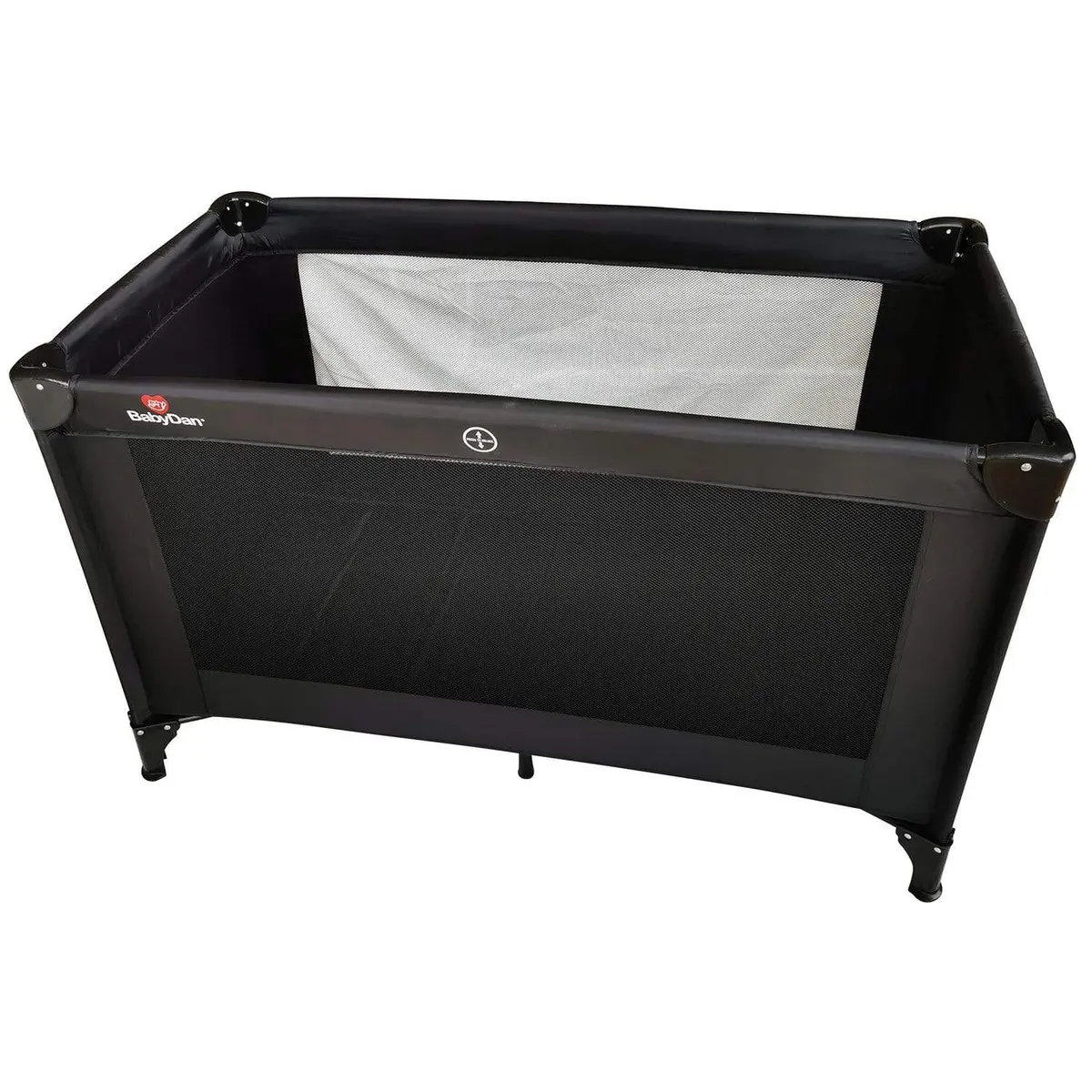 Babydan Travel Cot Black 1