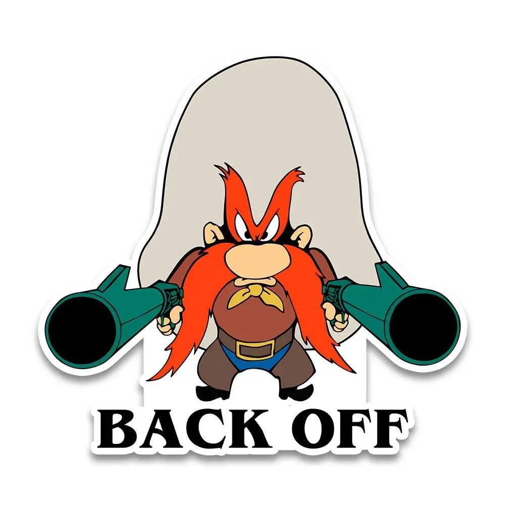 Back Off Bumper Sticker 2