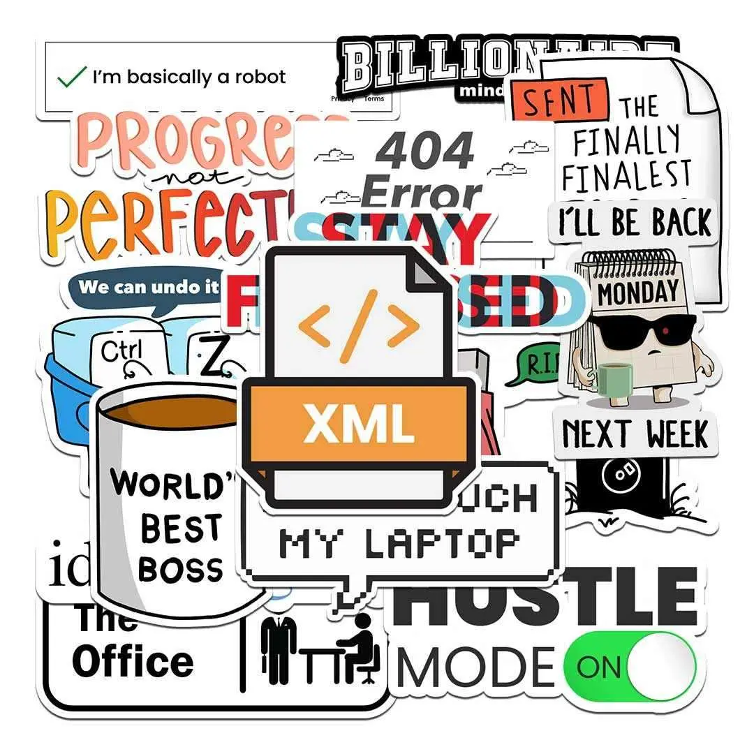Back To Office Sticker Pack [15 Sticker] 1
