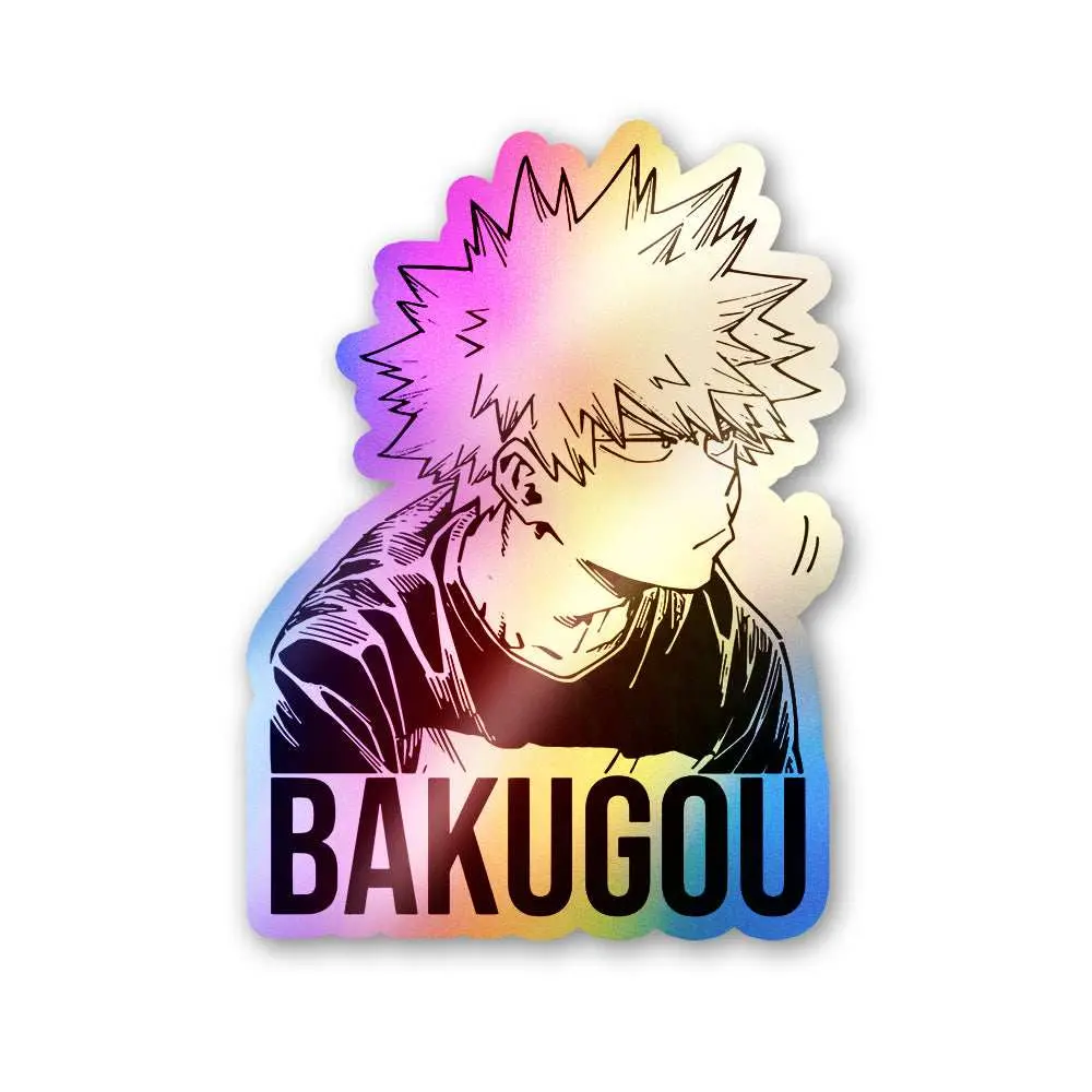 Bakugou Holographic Stickers 1