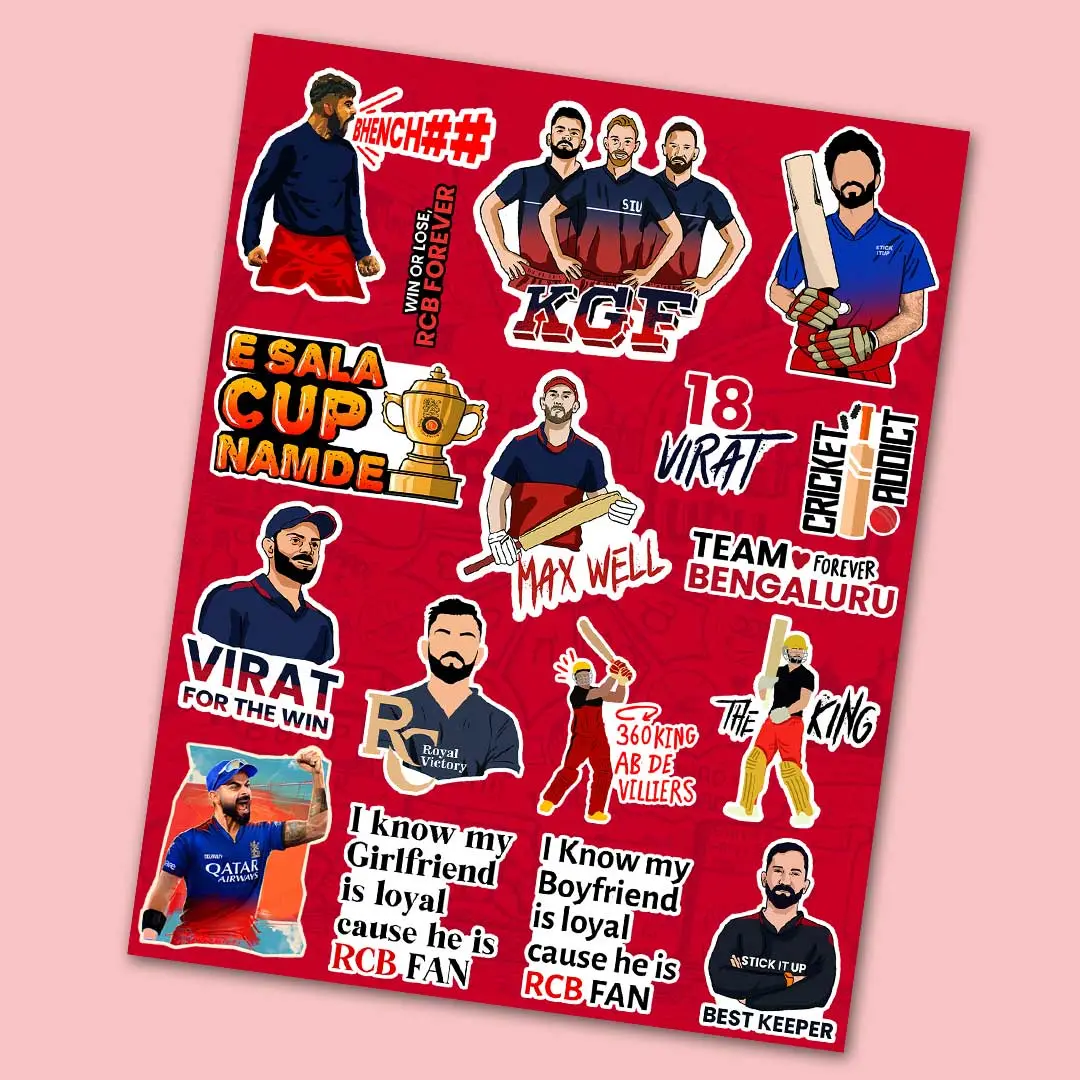 Bangalore Mini Sticker Sheet 1