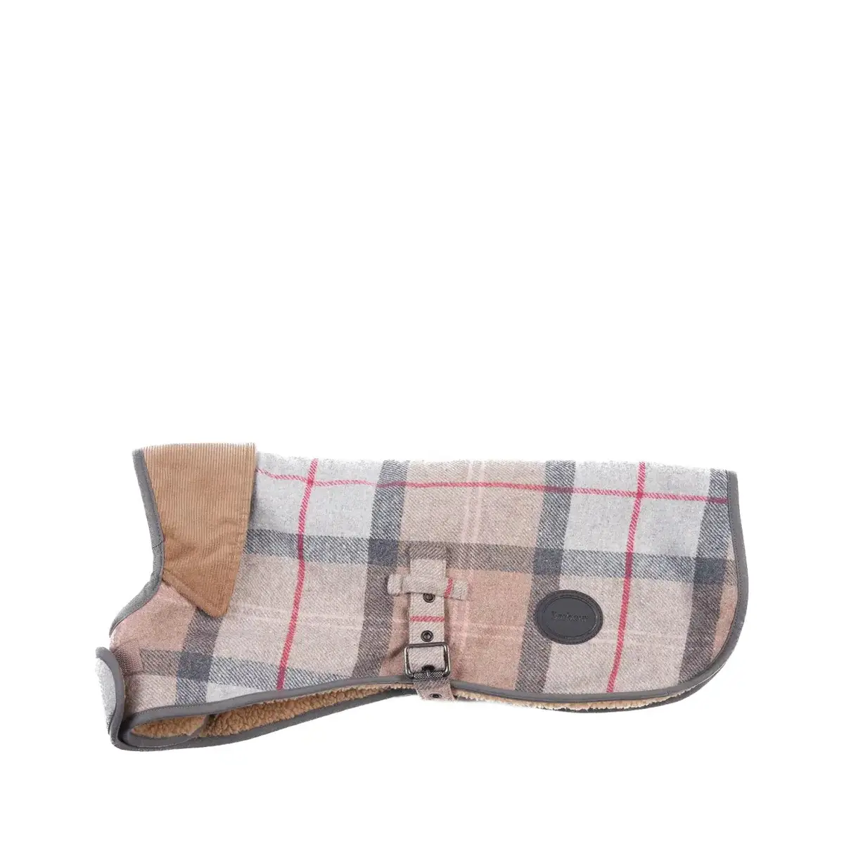 Barbour - Cappotto Per Cani Wool Touch Pink Tartan 1