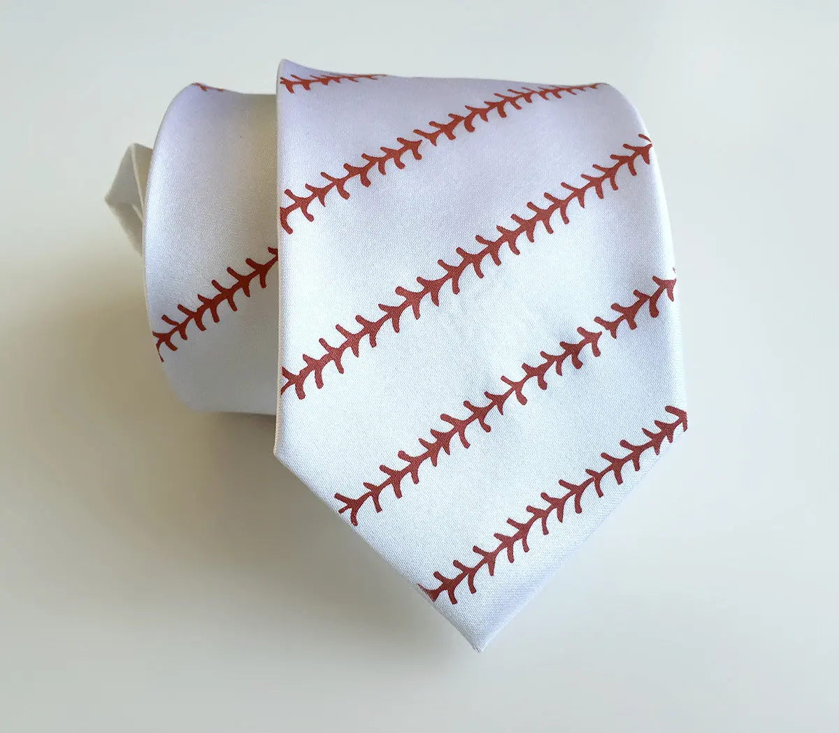 Baseball Stitching Necktie 1