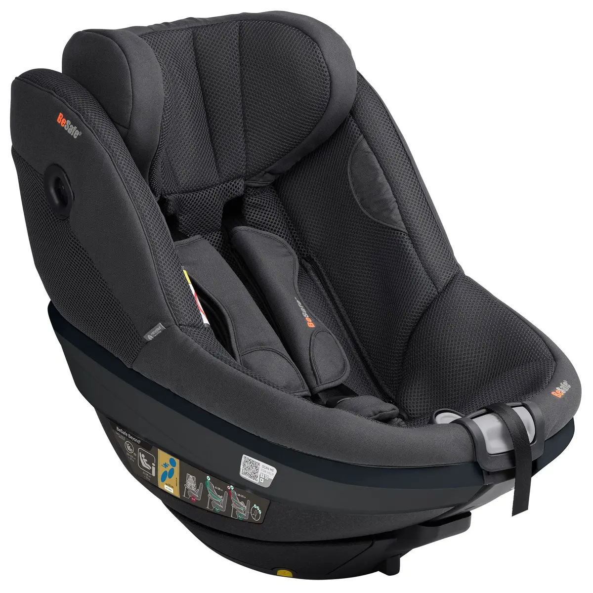 Besafe Beyond 2 Car Seat In Anthracite Mesh 1