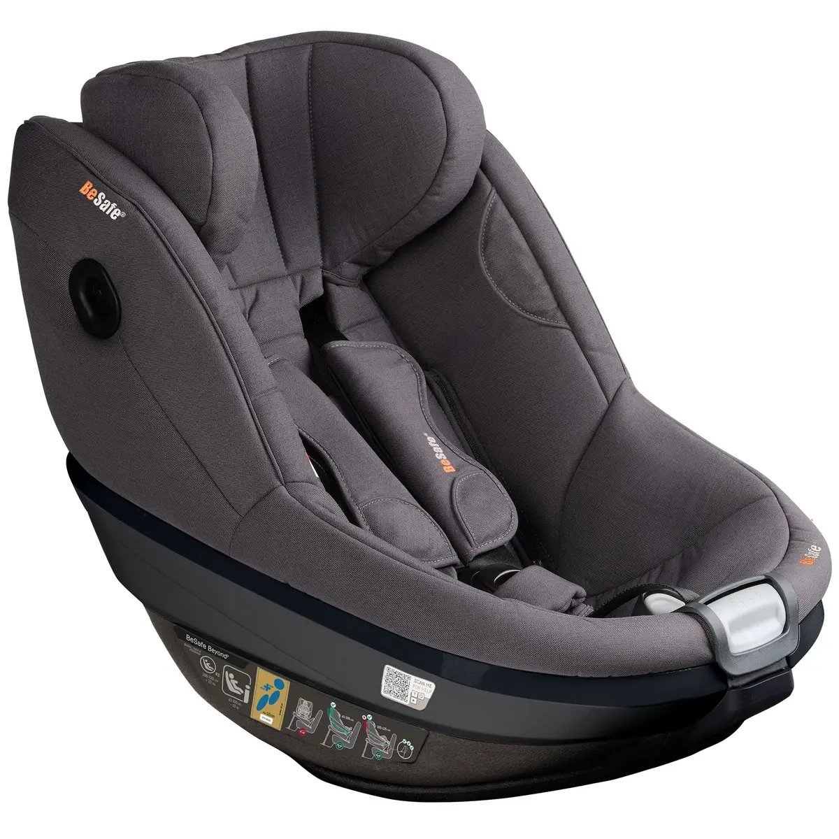 Besafe Beyond 2 Car Seat In Dark Grey Melange 1