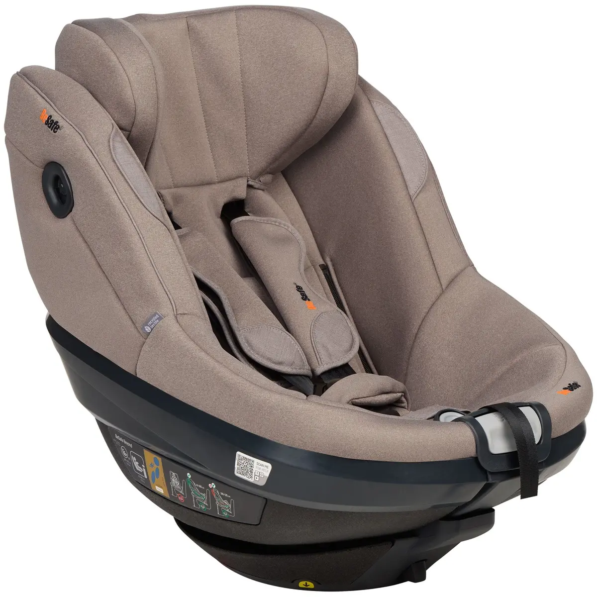 Besafe Beyond 2 Car Seat In Dark Sand Soft Breeze 1