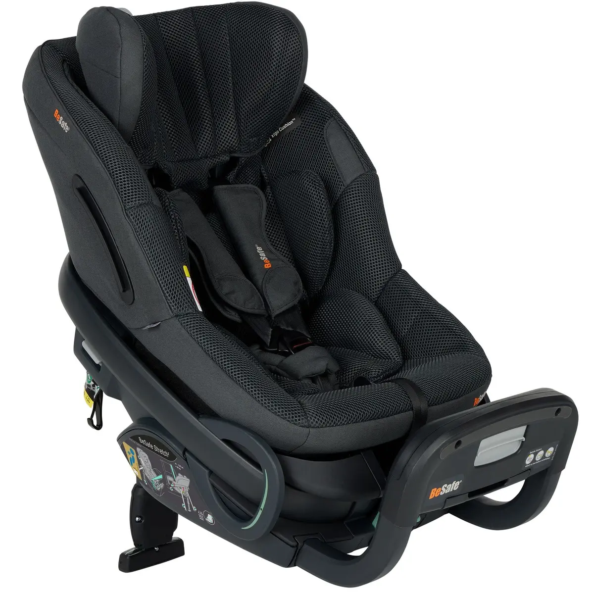 Besafe Stretch 2 Car Seat - Anthracite Mesh 1