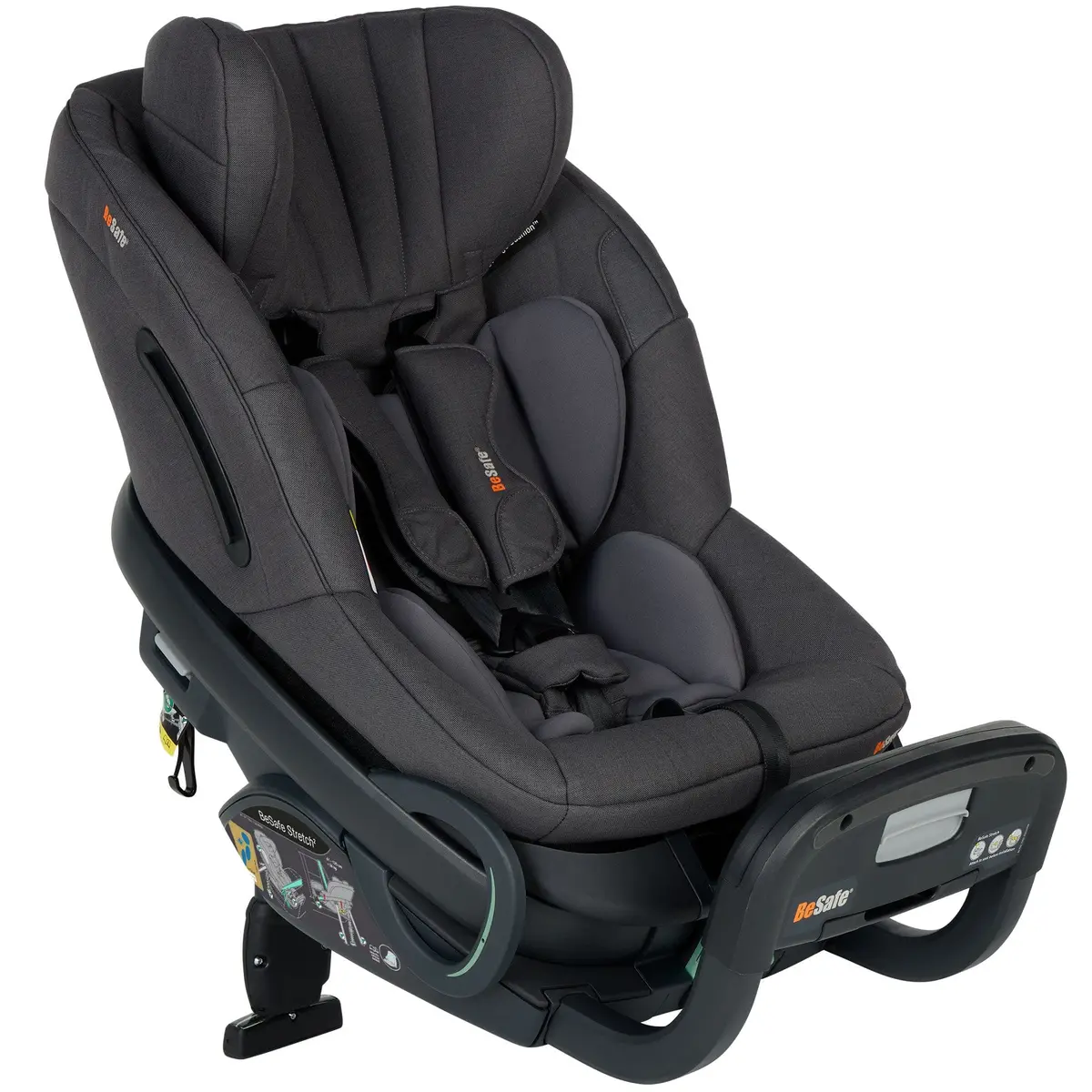 Besafe Stretch 2 Car Seat - Dark Grey Melange 1
