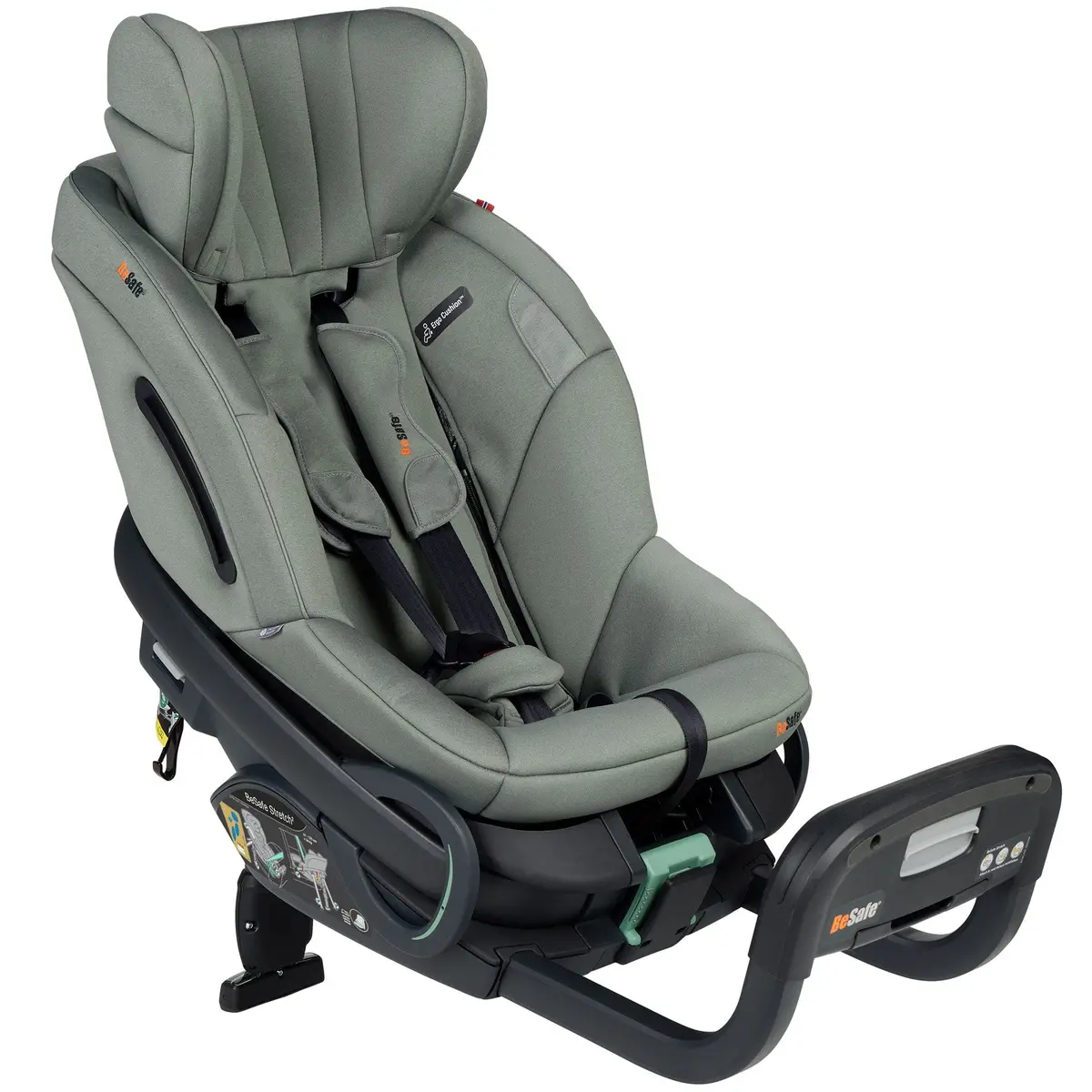 Besafe Stretch 2 Car Seat - Meadow Green Soft Breeze 2