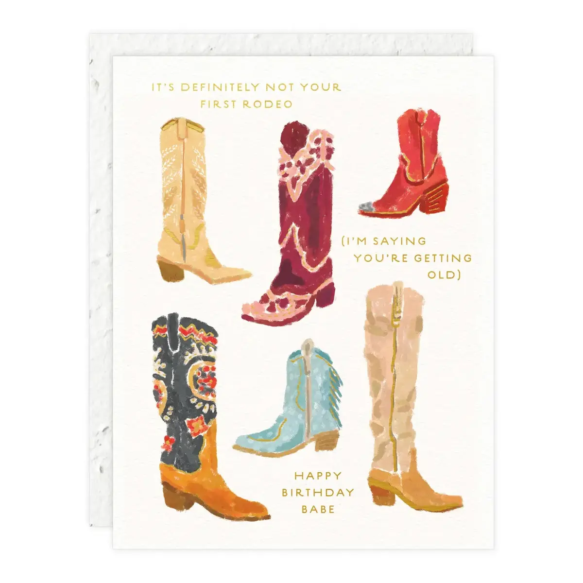 Not Your 1St Rodeo Birthday Card 1