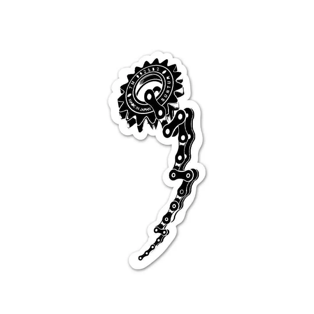 Bike Chain Sticker 1