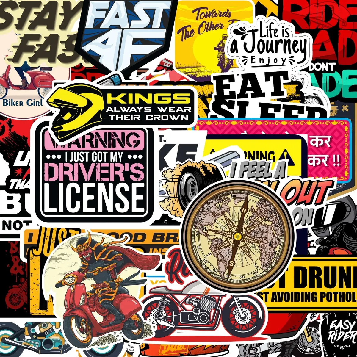 Bike Sticker Pack [50 Sticker] 1