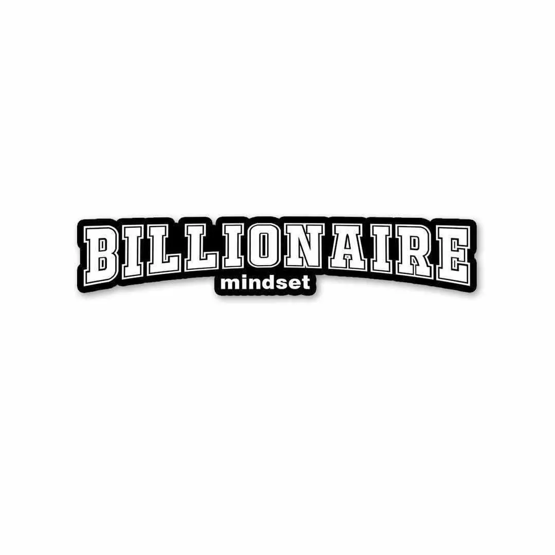 Billionaire Mindset Sticker 1