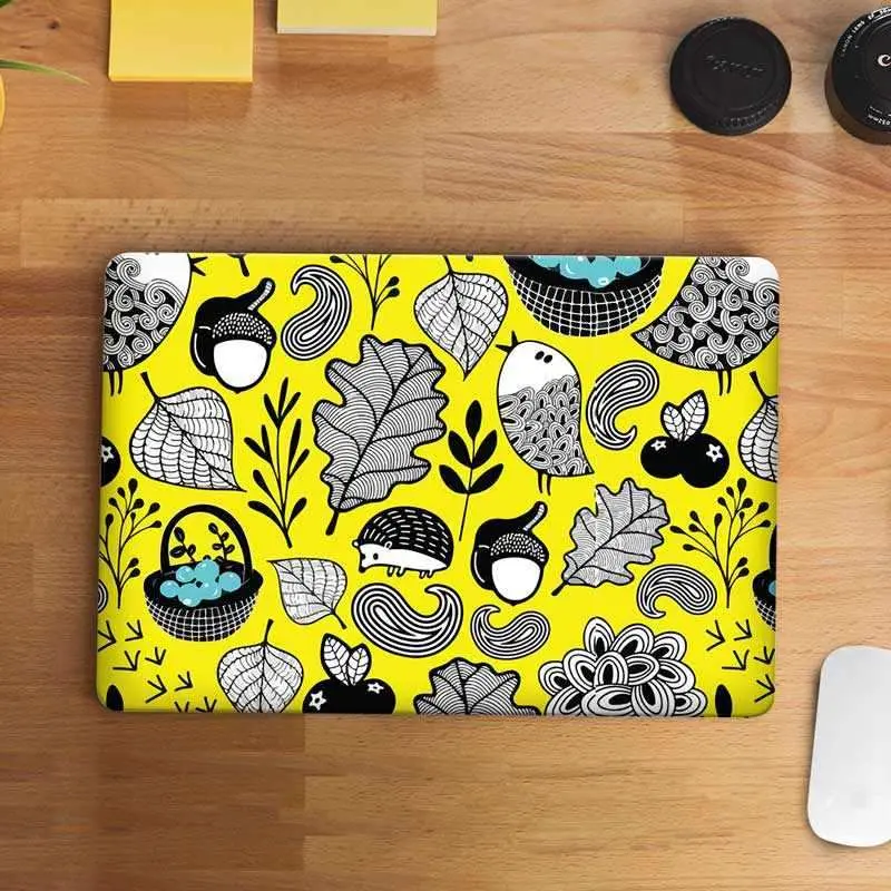 Bird Yellow Laptop Skin 1