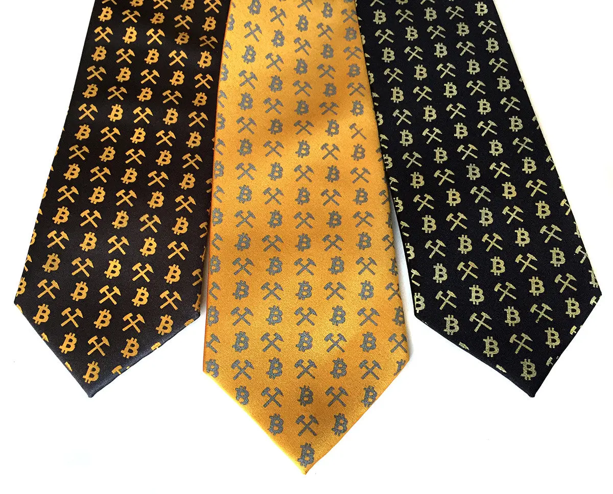 Bitcoin Necktie, Cryptocurrency Tie 1