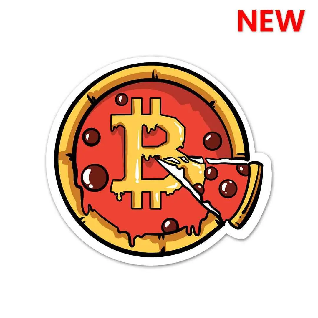 Bitcoin Pizza Sticker 1