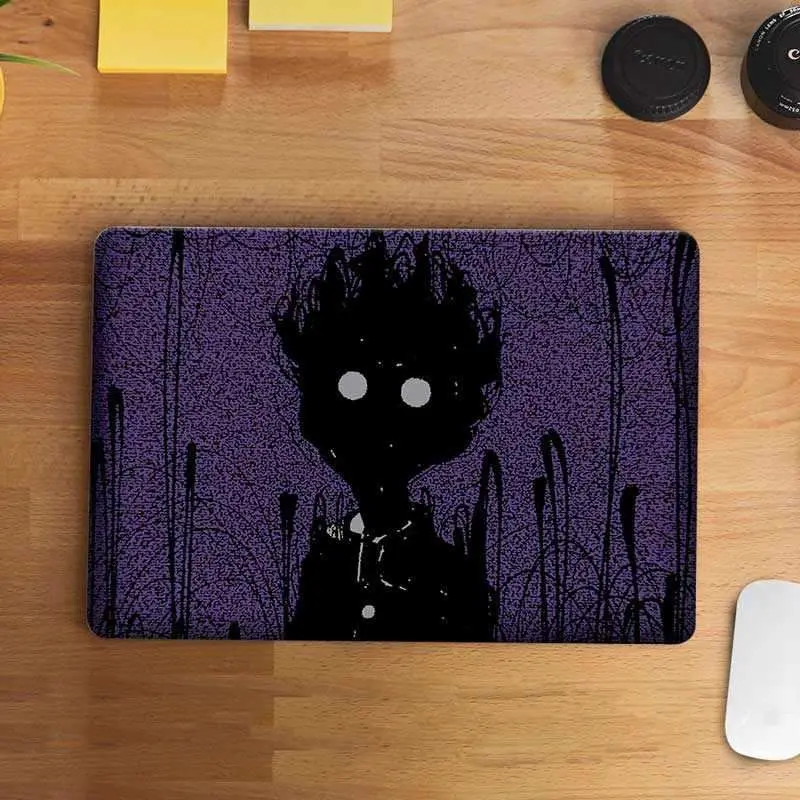 Black Guy With White Eyes Laptop Skin 1