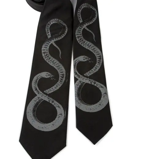 Snake Silk Necktie. 1