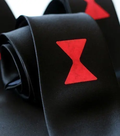 Black Widow Necktie, Spider Tie 1