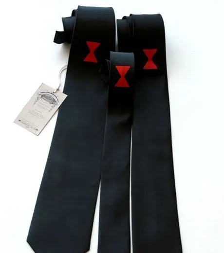 Black Widow Silk Necktie 1