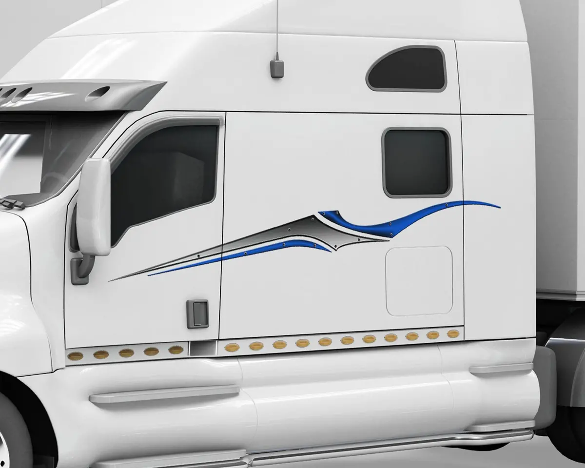 Blade Sword Semi Truck Decals - Vehicle Vinyl Graphics 1
