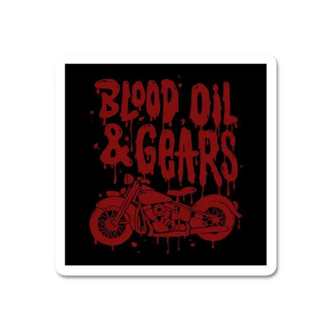 Blood Oil & Gears Sticker 2