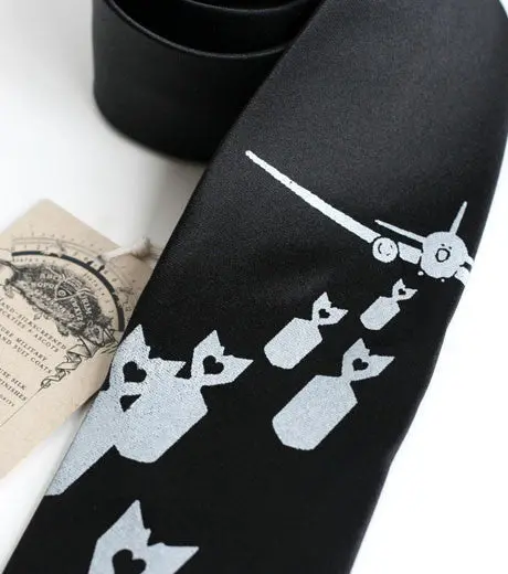 Bombs Away! Microfiber Necktie 1