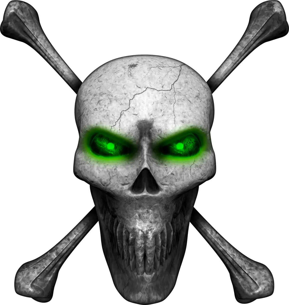 Skull & Crossbones Vinyl Graphic Decal For Car Hood 2