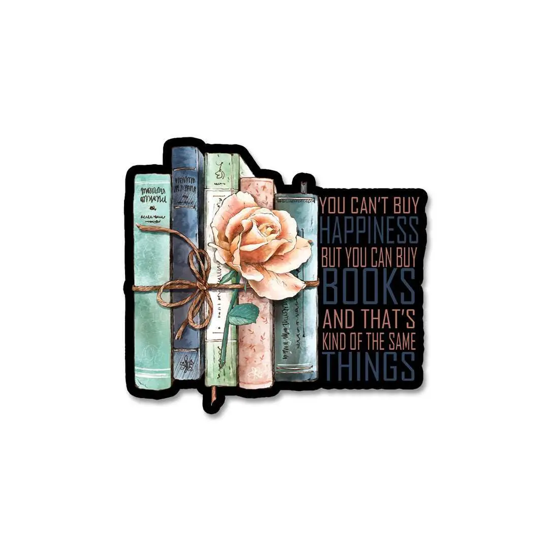 Books Are Happiness Sticker 1