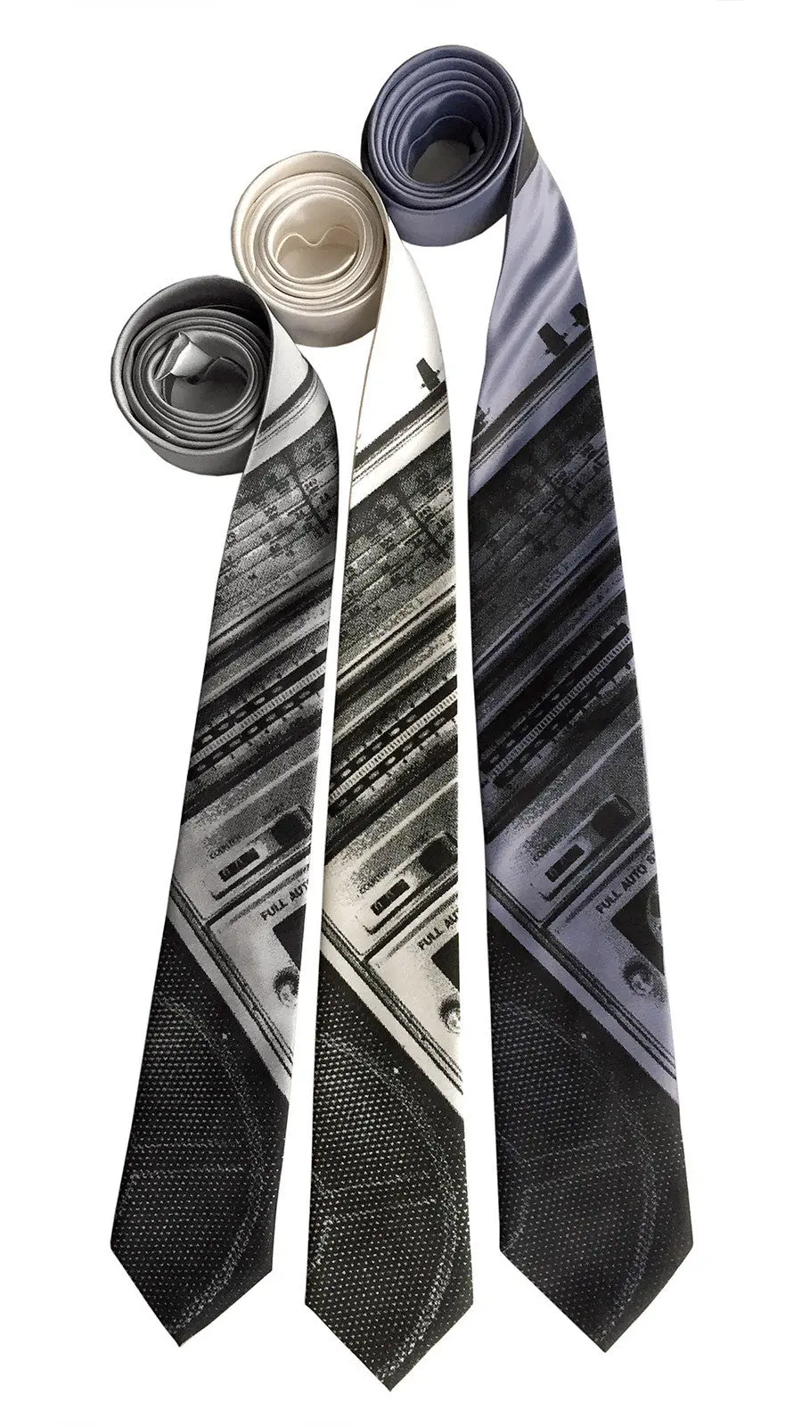 Boombox Print Necktie 2