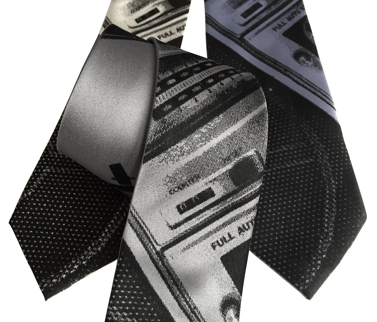 Boombox Print Necktie 1