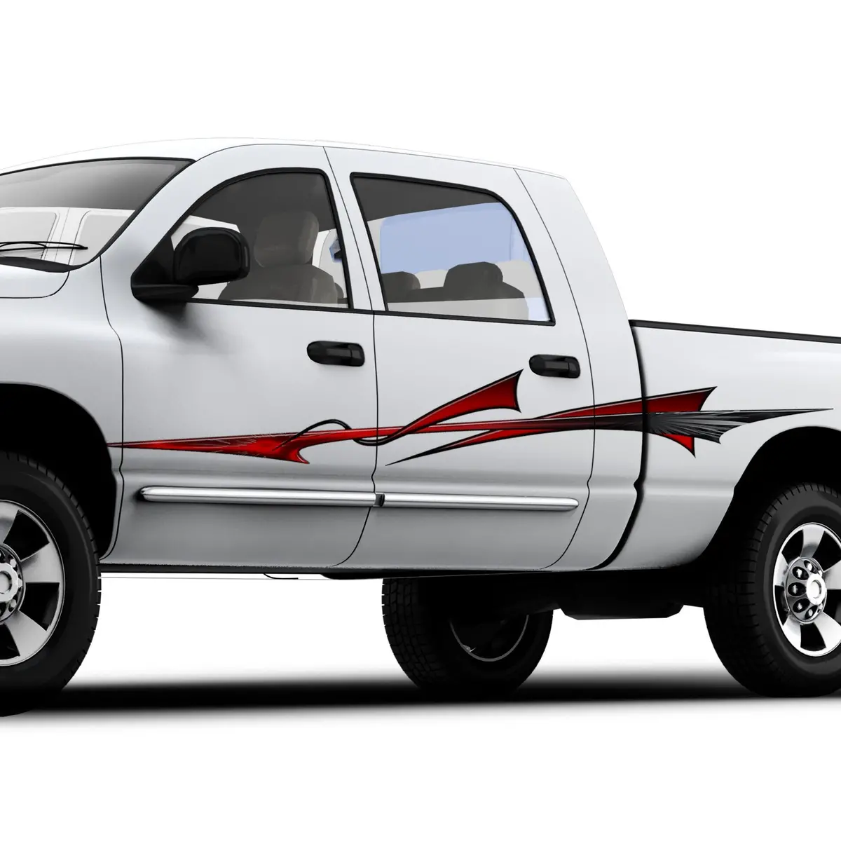 Bora Stripes Semi Truck Decals - Vinyl Graphic Kit 1