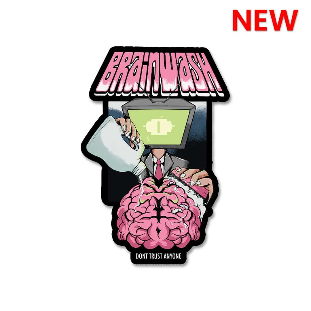 Brain Wash Sticker 1