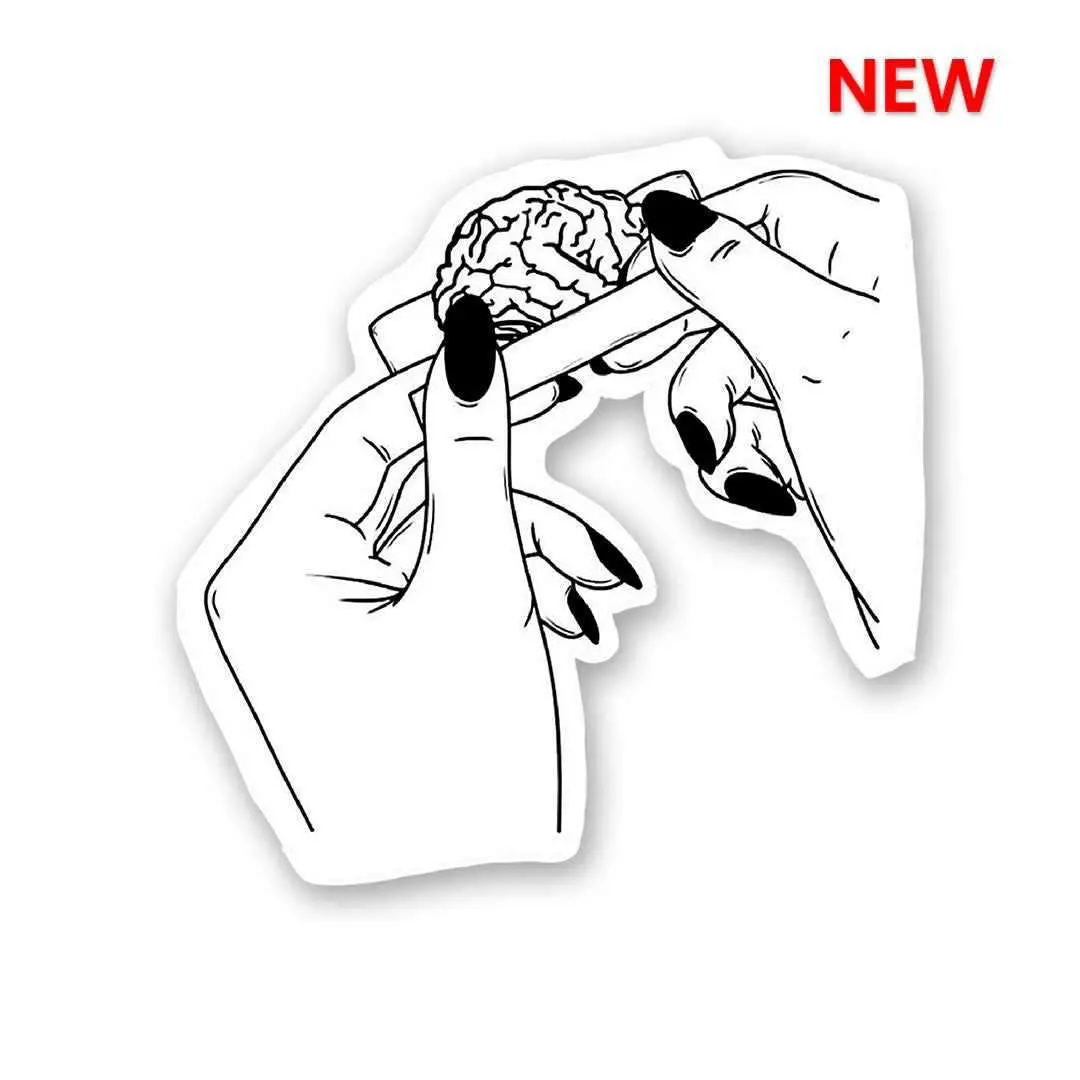 Brain Weed Sticker 1