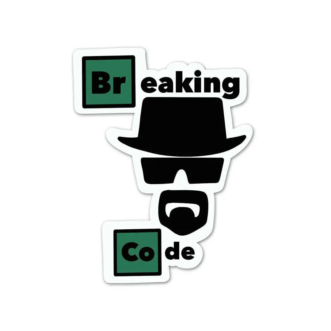 Breaking Code Sticker 1