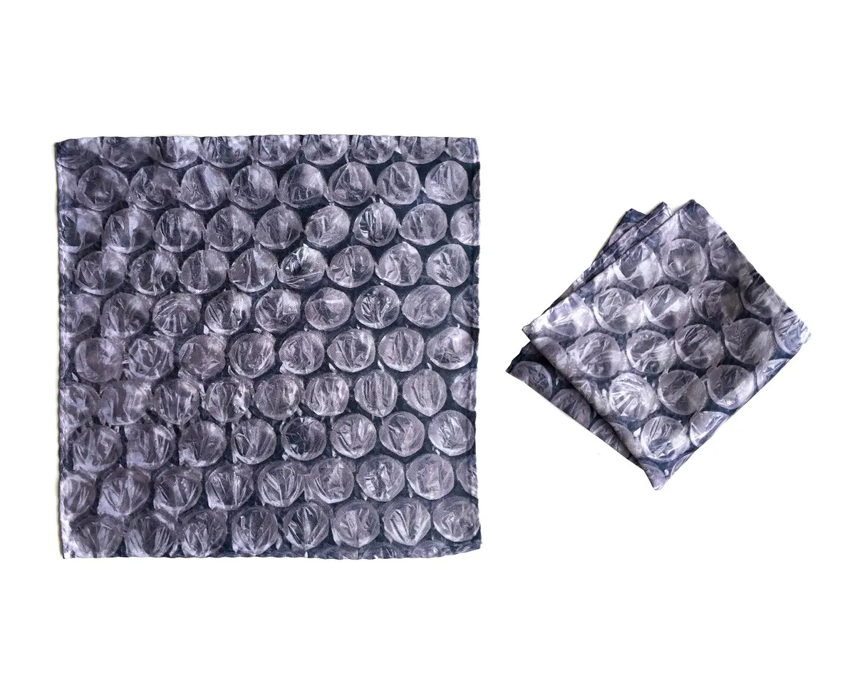 Bubble Wrap Pocket Square 1