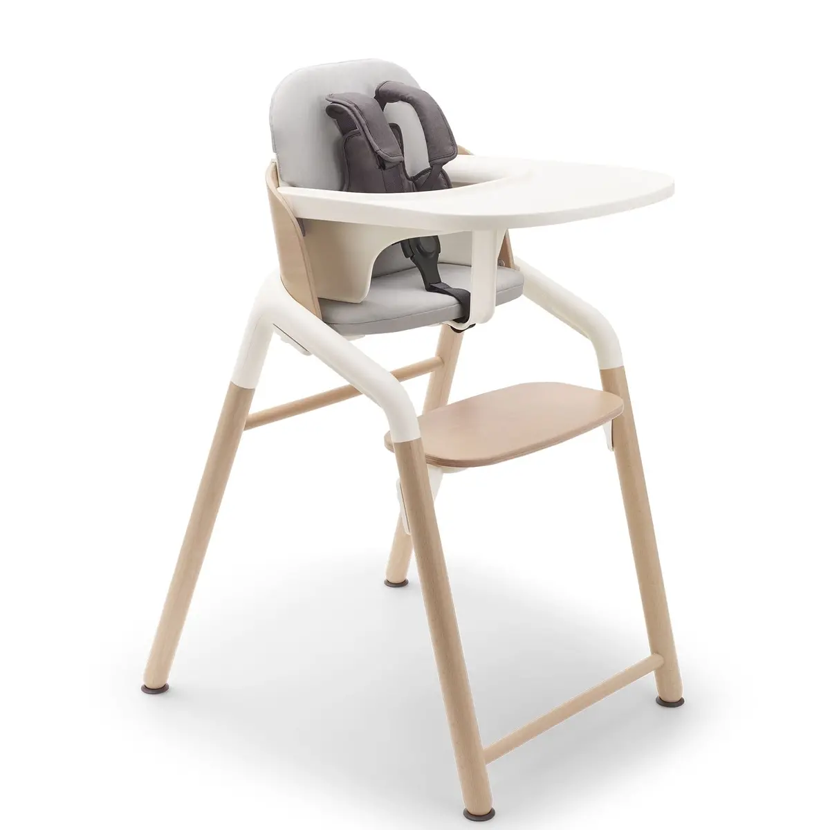 Bugaboo Giraffe Highchair Infant Bundle - Wood White 1
