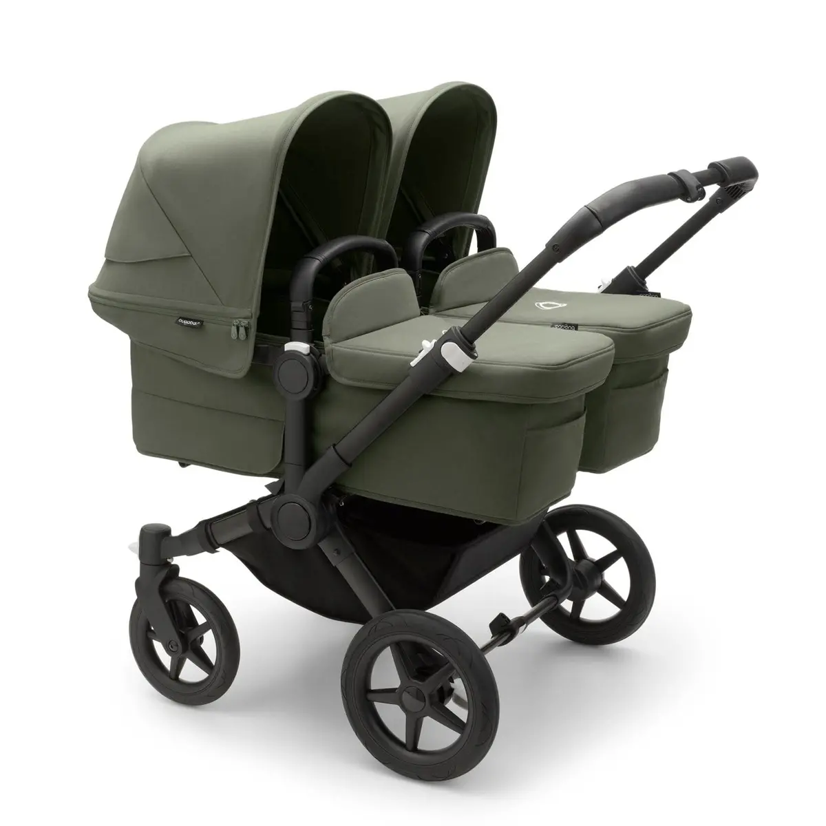 Bugaboo Donkey 5 Twin Complete Pushchair - Black/Forest Green 1