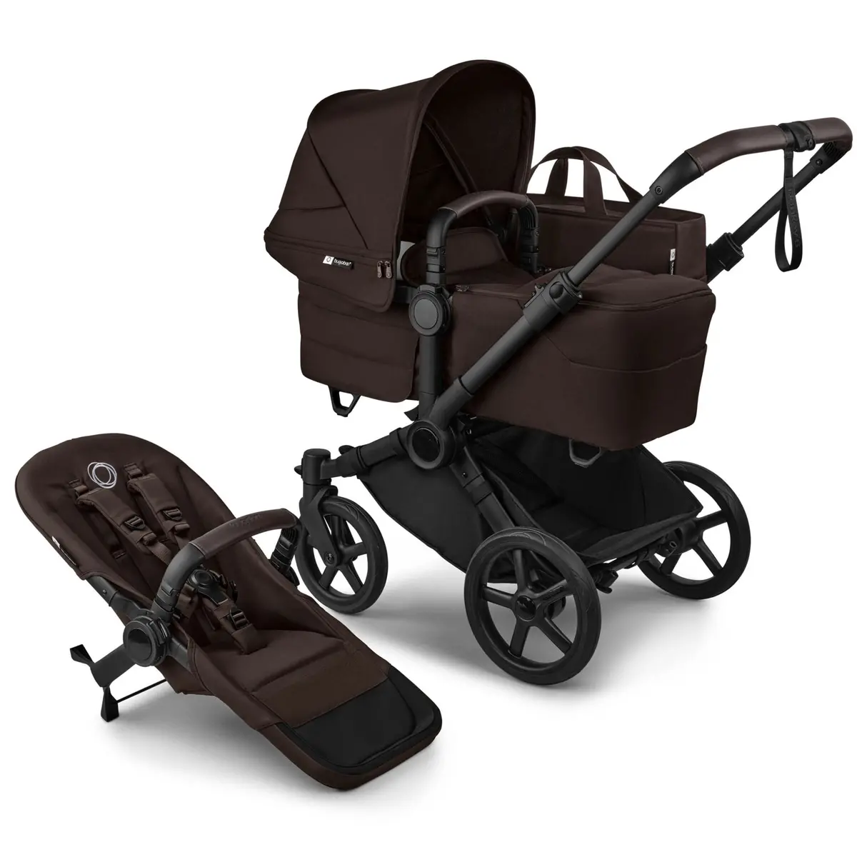 Bugaboo Donkey 6 Single Complete Pushchair - Cocoa Brown 1