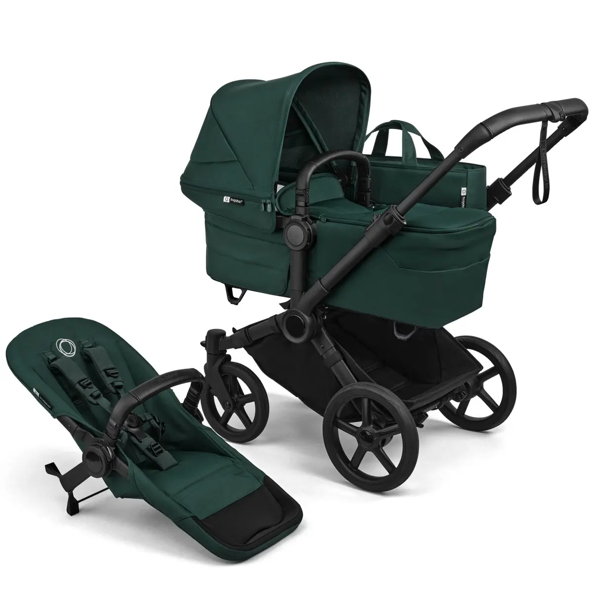 Bugaboo Donkey 6 Single Complete Pushchair - Fern Green 1
