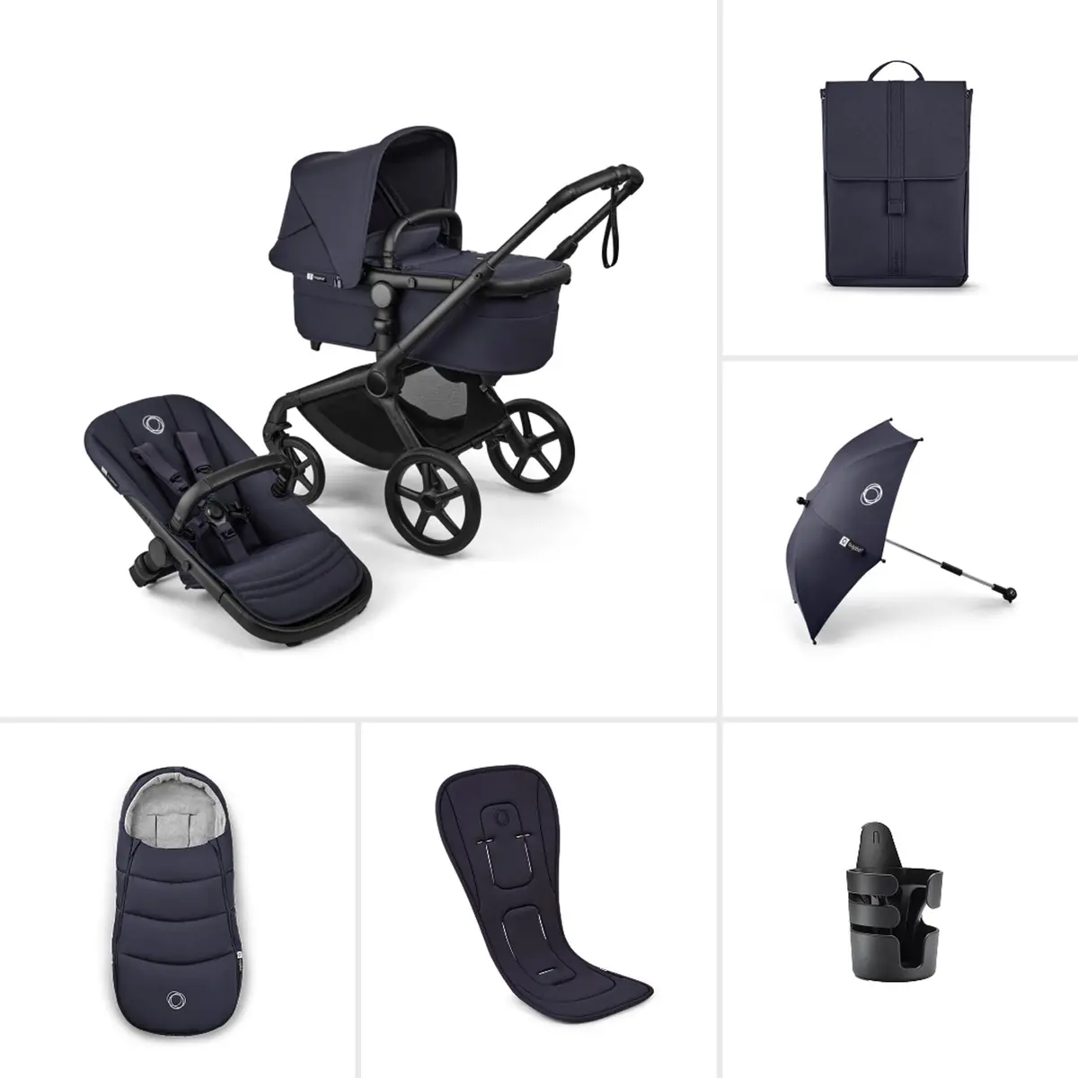 Bugaboo Fox 5 Renew Essential Bundle - Deep Indigo 1