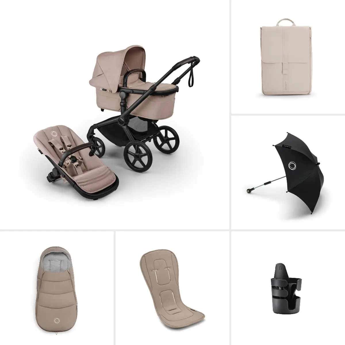 Bugaboo Fox 5 Renew Essential Bundle - Desert Taupe 1