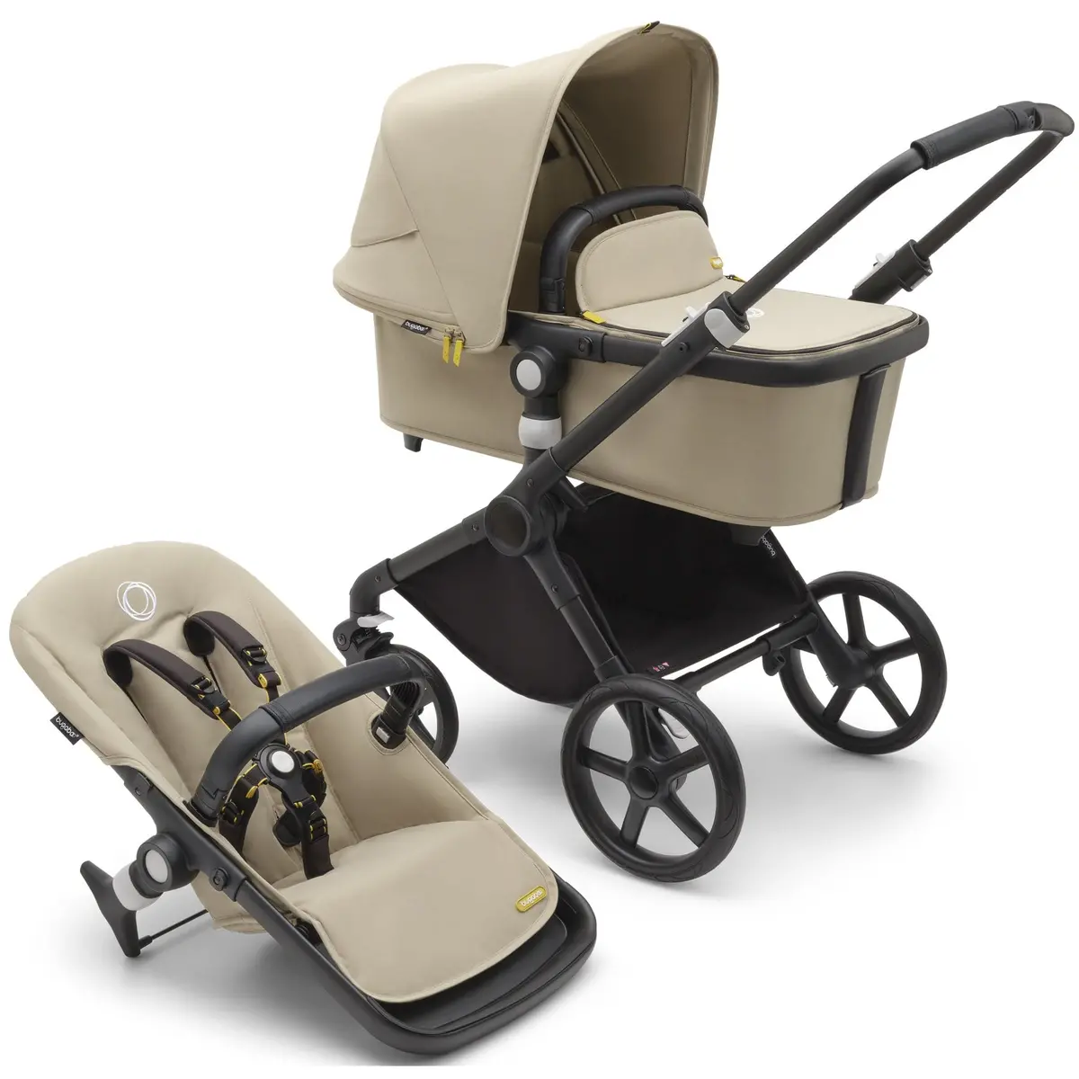Bugaboo Fox Cub - Black/Desert Beige 1