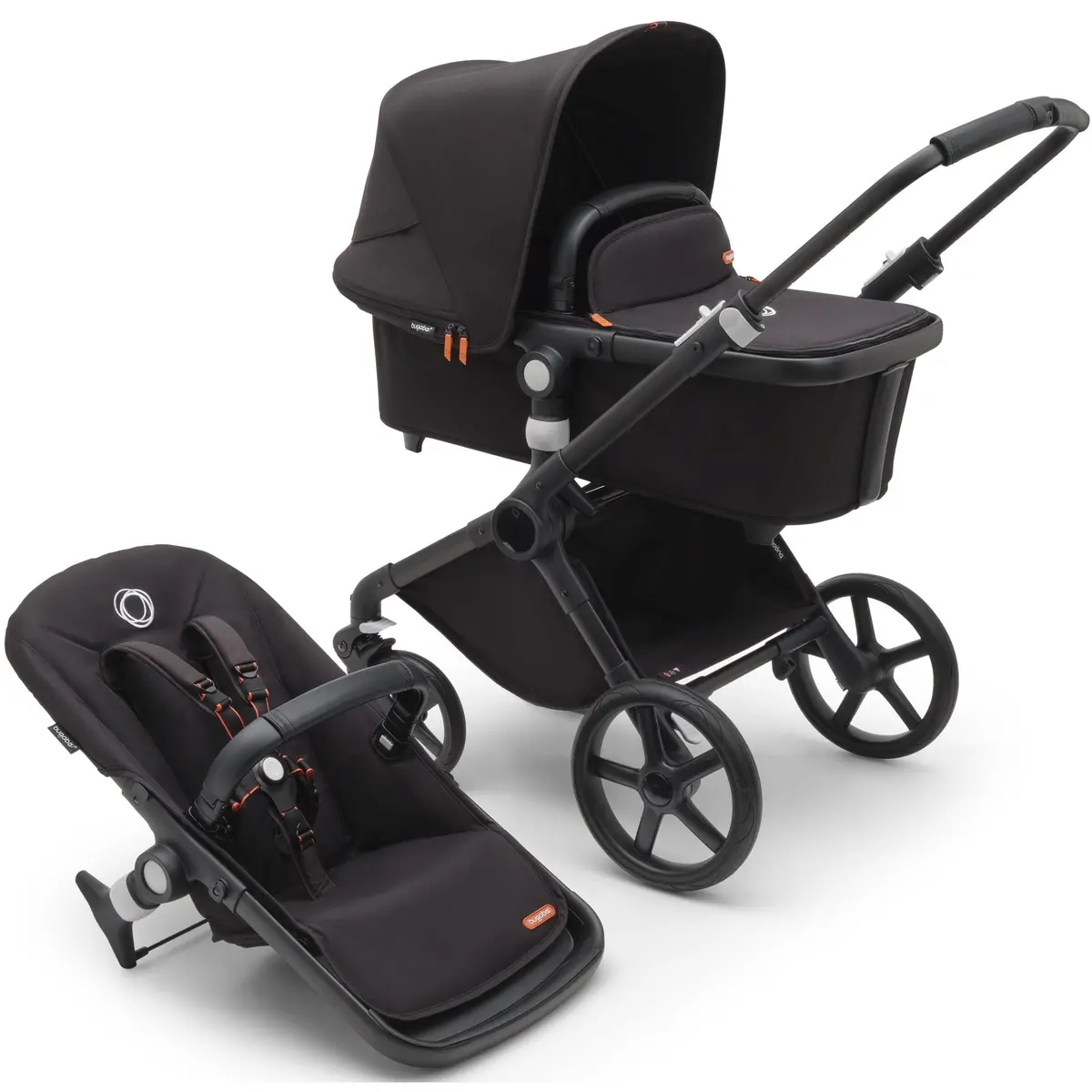 Bugaboo Fox Cub - Black/Midnight Black 1