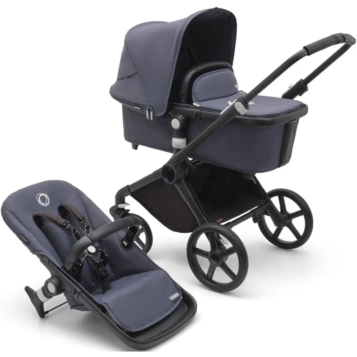 Bugaboo Fox Cub - Black/Stormy Blue 1