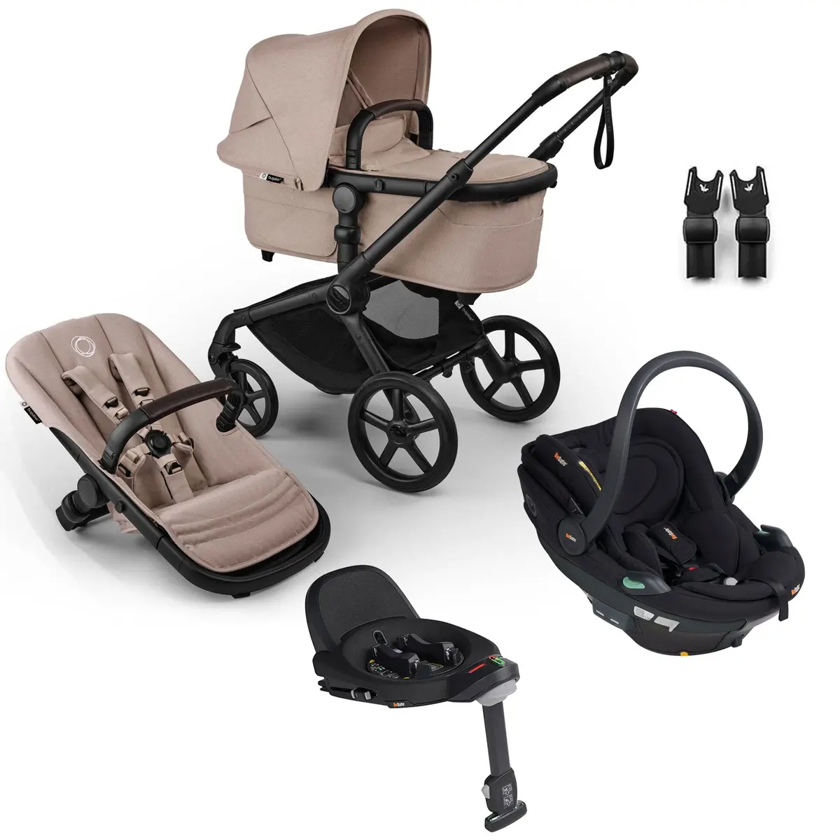 Bugaboo Fox 5 Renew Besafe Travel System Bundle - Desert Taupe 1